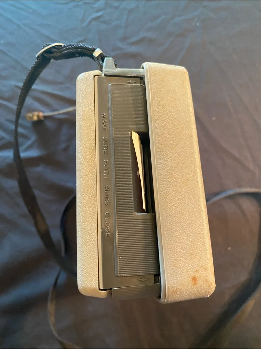 Polaroid 420 Automatic Land Camera in Black with Silver Flash